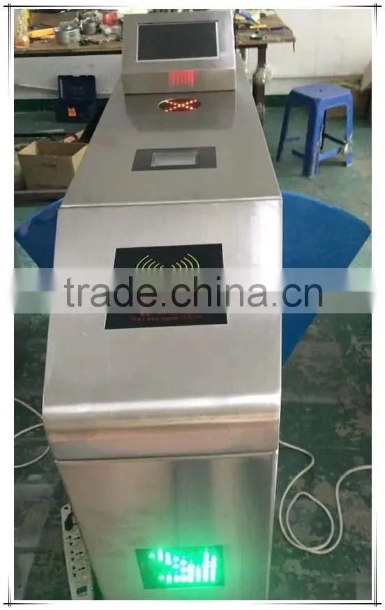 top-grade hot selling stainless steel ourdoor automatic access control turnstile/fingerprint turnstile