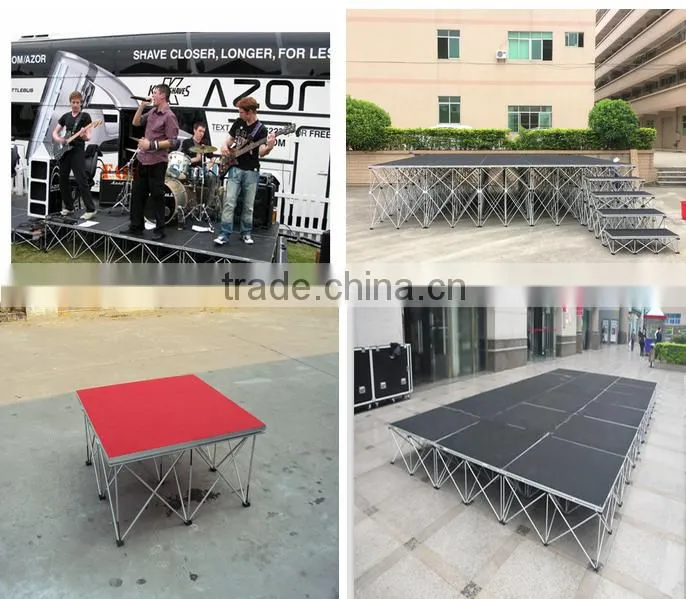 China professional manufacturer removable pop up stage