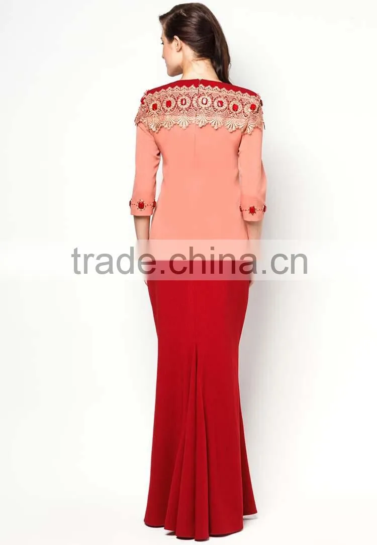 OEM supply alibaba china red skirt wholesale price muslim dress