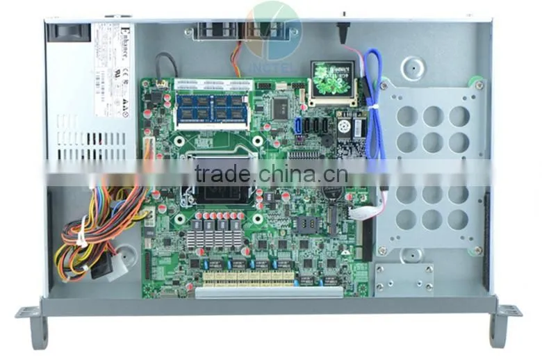 ROS 6 Gigabit Flow Control Wireless Mikrotik With G1610 CPU 1000M 6 82574l model number IN-RBG16 Mini CNC Router