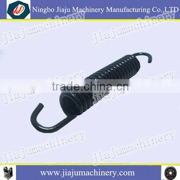 China tension spring for sale with black finish and long hook