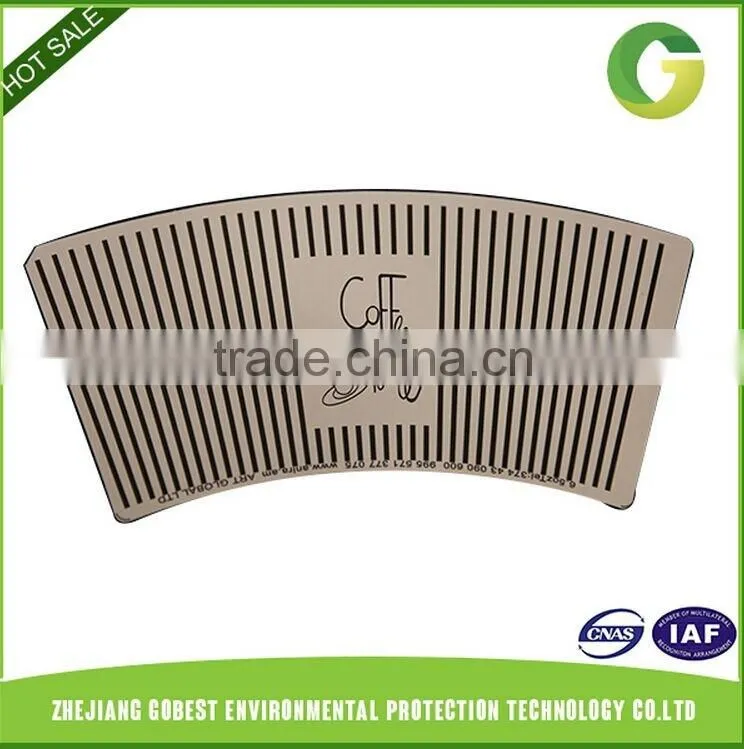 Hangzhou LvYang colorful printed paper cup fan