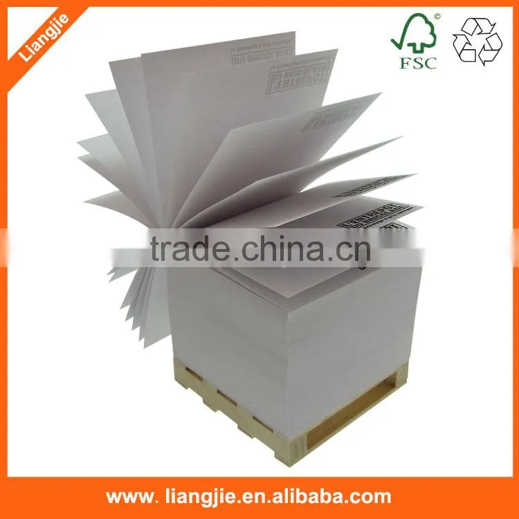 Square note cube,Wood Pallet sticky note cube,Memo cube with wooden pallet