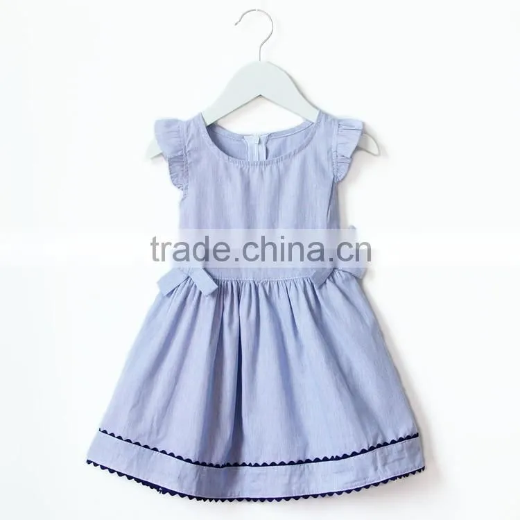 Custom fashion 100%cotton baby cloth girls Summer dress