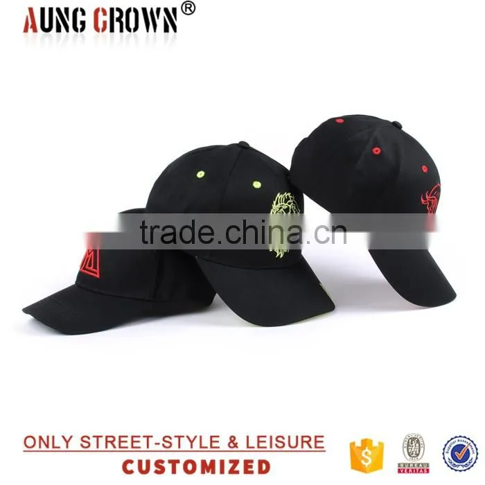 design custom fashion 6 panel baseball cap