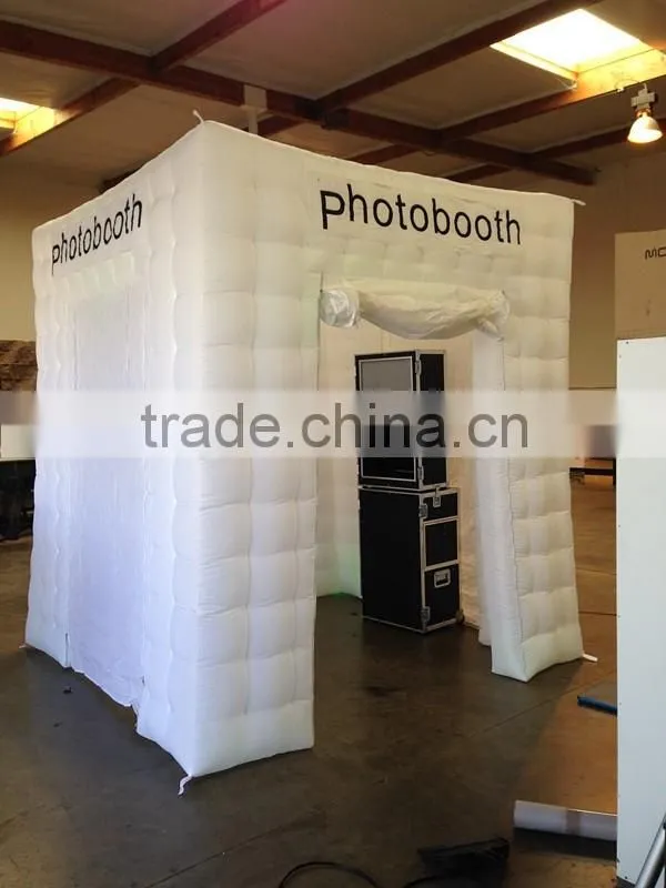 Hot Selling!! High Quality LED Lighting Photo Booth Inflatable Tent