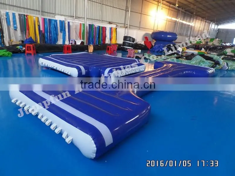 Swiming pool games inflatable aqua obstacle course for chidlren/adults floating obstacle course 2016 sale