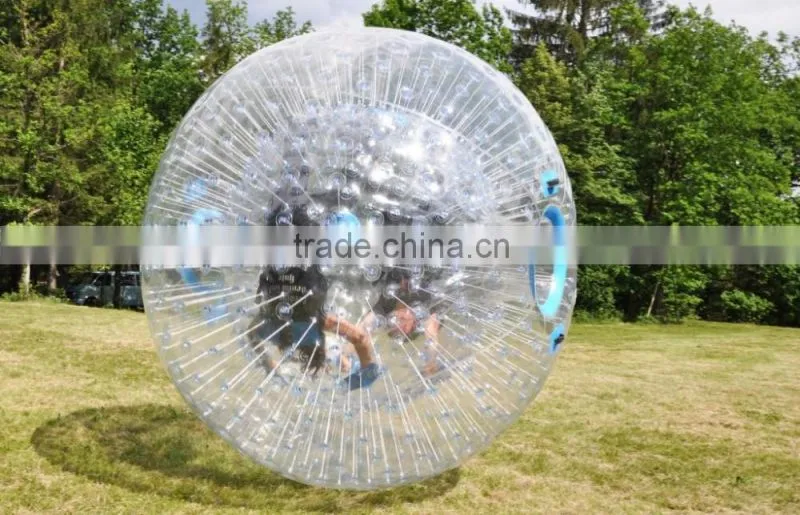 zorb balls, inflatable hamster balls to Europe
