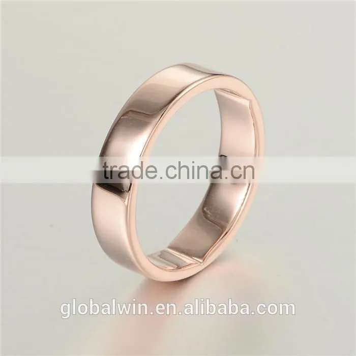 Authentic 925 Silver Simple Fashion Design Latest Gold Plated Finger Gay Men Ring