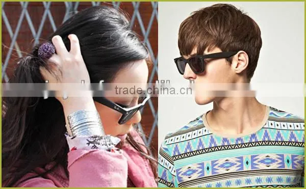 2016 The plastic and bamboo eyewear holiday vintage style retro design eco-friendly sunglasses