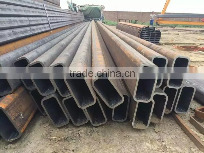 Rectangular / Square Steel Pipe / Tubes Hollow Section Galvanzied / Black Annealing