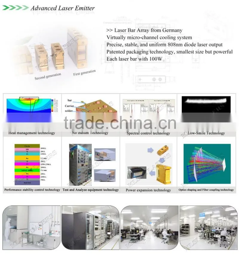 Factory Price German Laser Bars fast and easy hair removal 810 diode laser