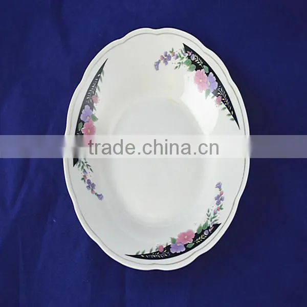 2016 new logo ceramic plate ,top quality photo plate