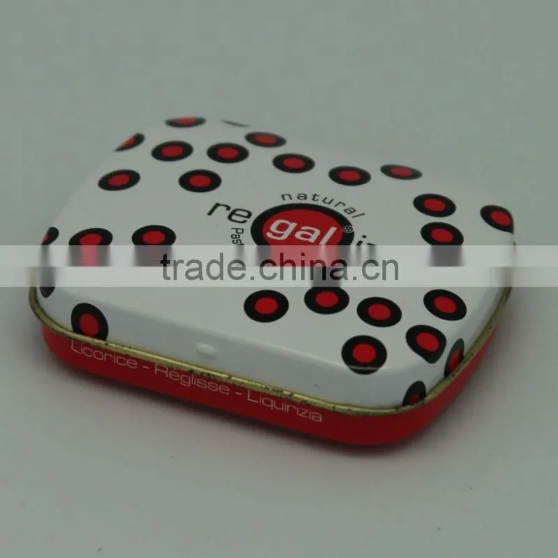 China wholesale high quality with 4C color printing small candy tin box wholesale