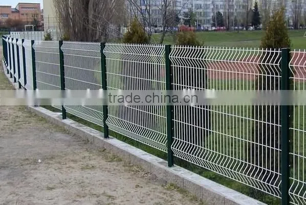 easily assembled Peach post PVC coated fence panel