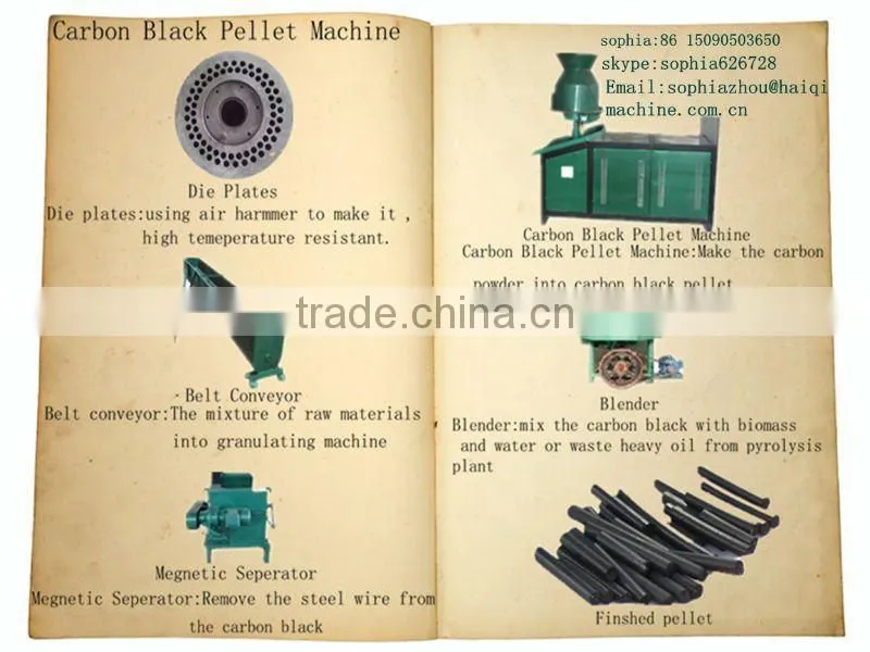 refining equipment carbon black processing machine