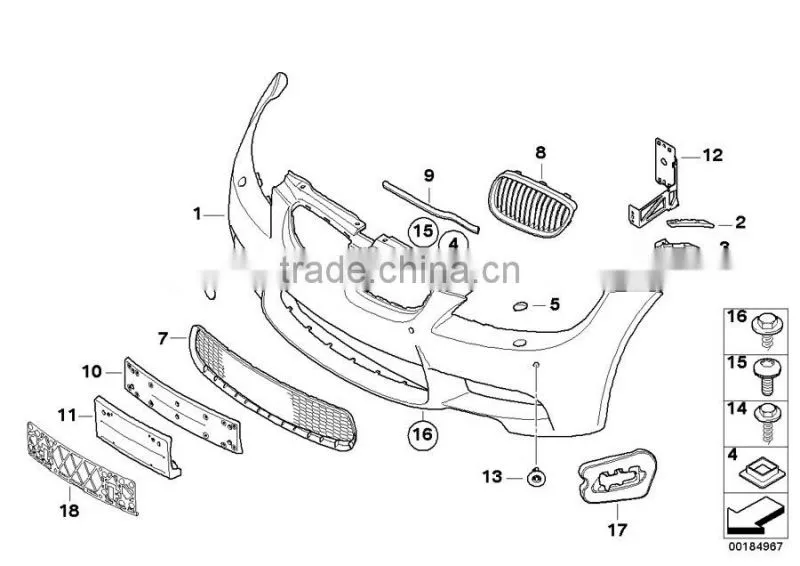Customized Steel Bumper Auto Metal Front Bumper