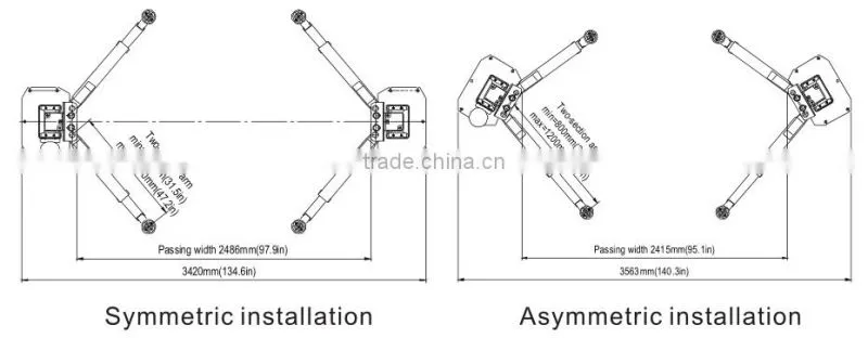 View larger image Launch car lifts TLT240SC(A), double post auto hoist