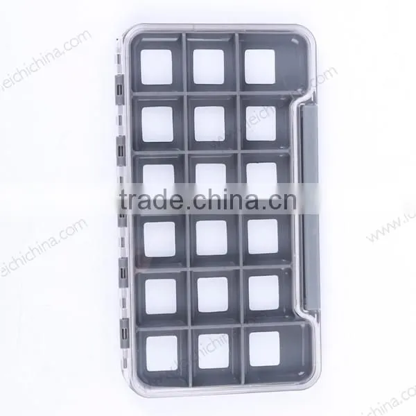 waterproof slim magnetic plastic fly box