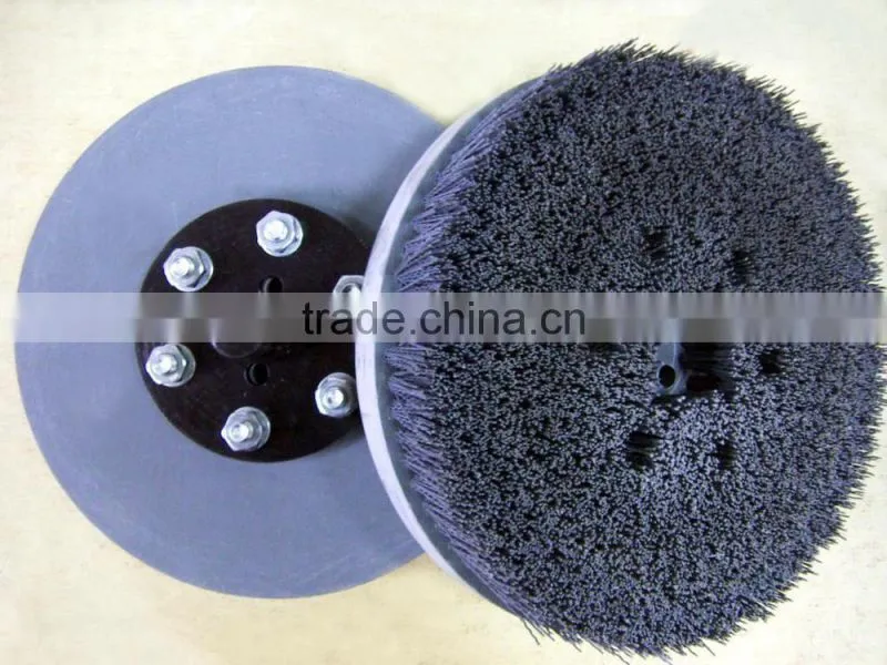 special abrasive nylon disc brush for for cleaning, polishing, deburring