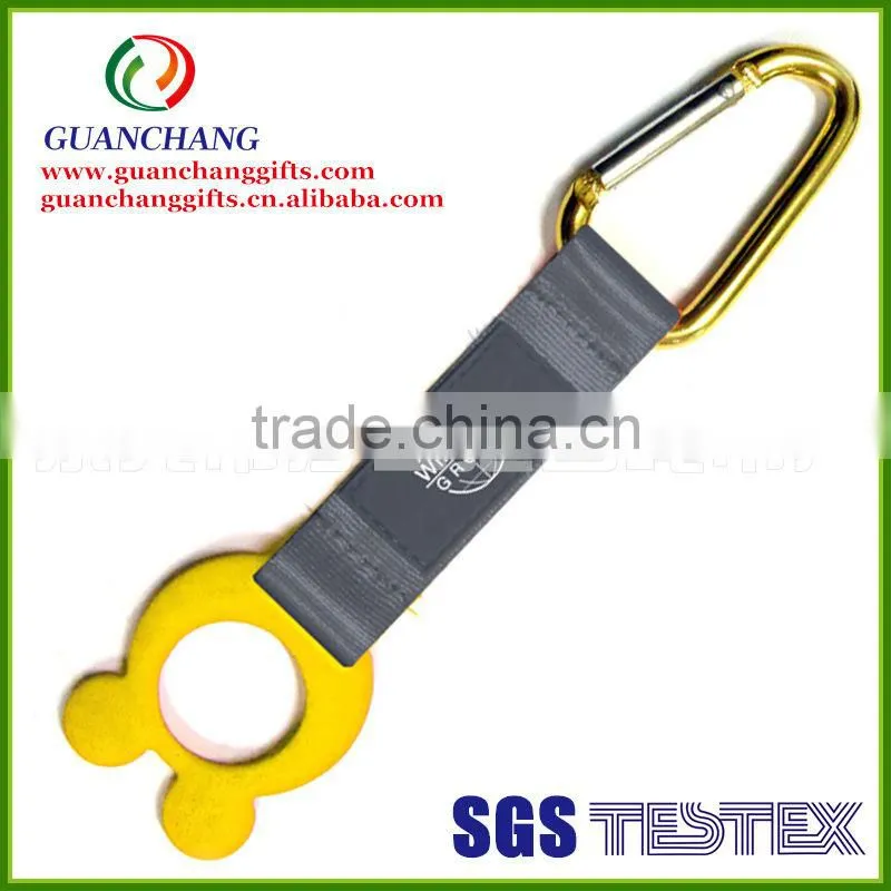 Cheapest and promotional opener carabiner hook short lanyard