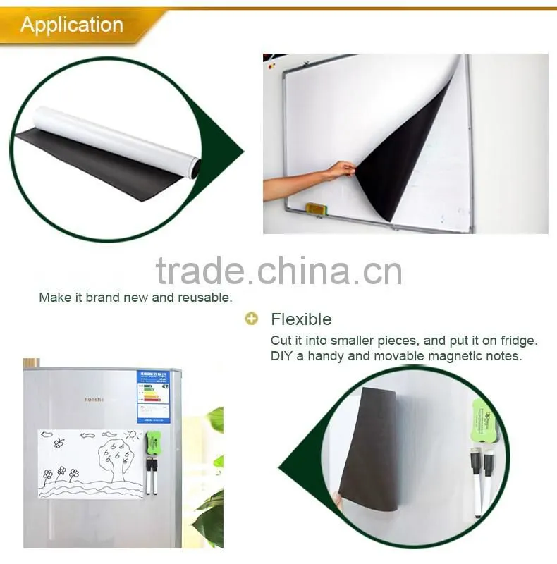 Writing board Magnetic Sign Sheet flexible magnets magnetically attract soft whiteboard sticker
