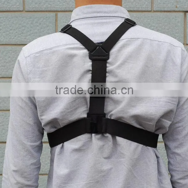 Black Gopro Chest Harness for Gopro Accessories