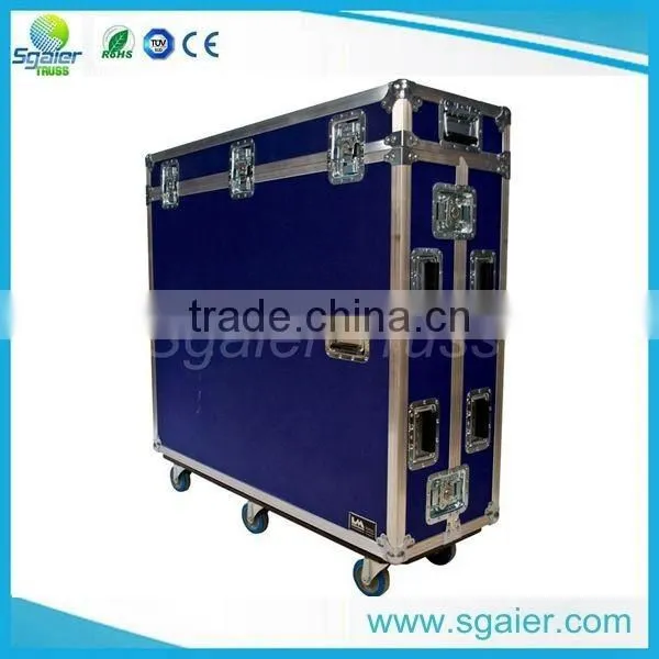 Sgaier 16u Flight Case with Twin Table DJ Flight Case