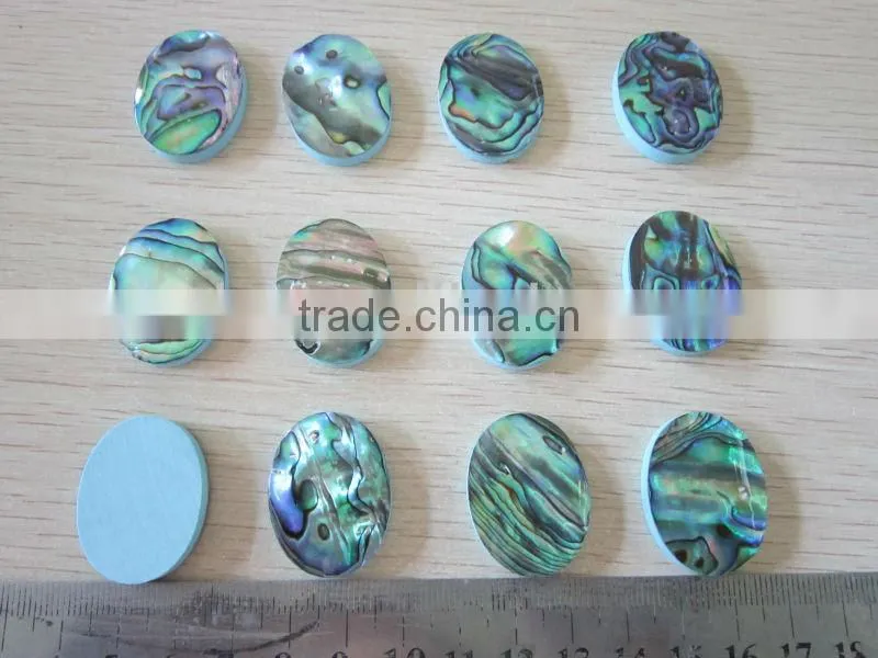 oval shaped abalone cabochon