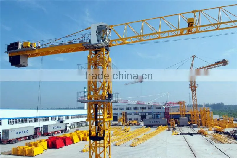 flat-top crane TC5510BP with 55m working radius