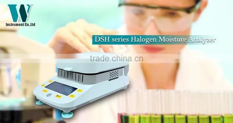 Lab predefined heating soil moisture meter sensor analyzer