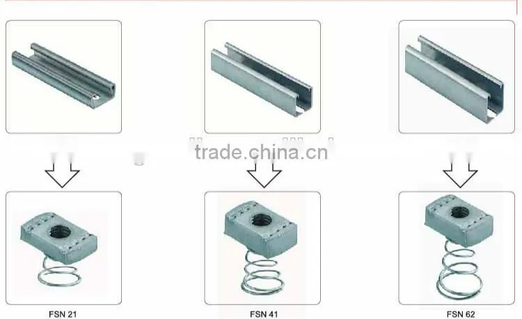 STAINLESS STEEL SPRING NUT WITH GOOD QUALITY