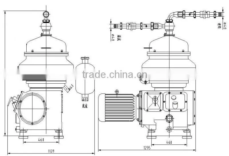 Self Cleaning Disc Separator for Fermentation Broth