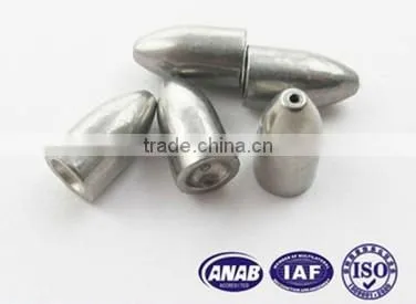 various size Tungsten fishing sinker
