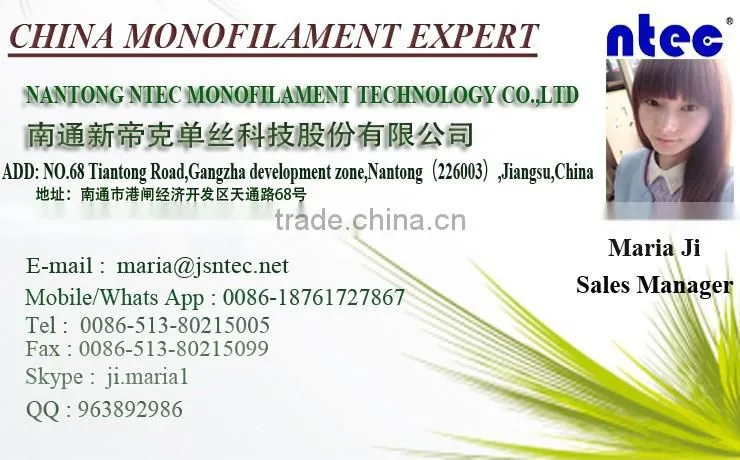 2.2mm polyester wire for greenhouse 10kg/spool