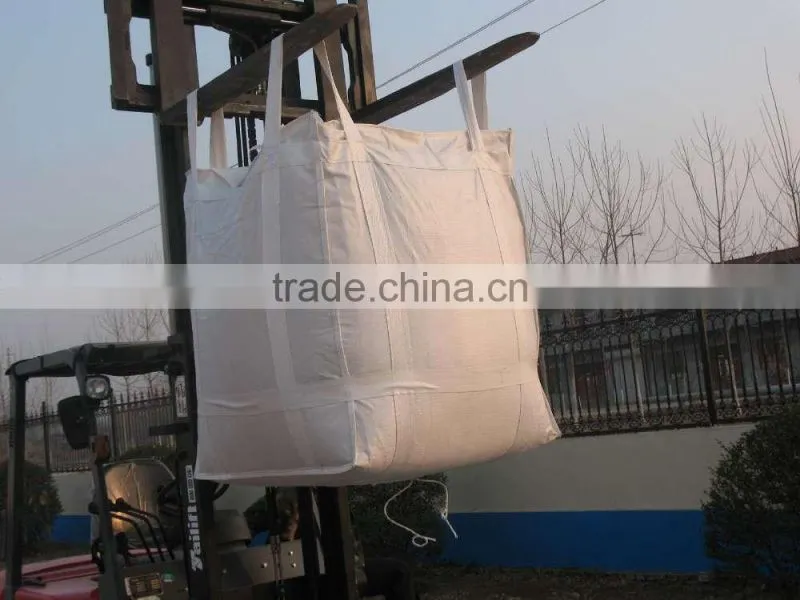 sell 85*85*80CM jumbo bag/ 100*100 cm ton bag/woven jumbo bag with UV treated