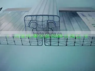 UV protection polycarbonate hollow sheet for swimming pool cove