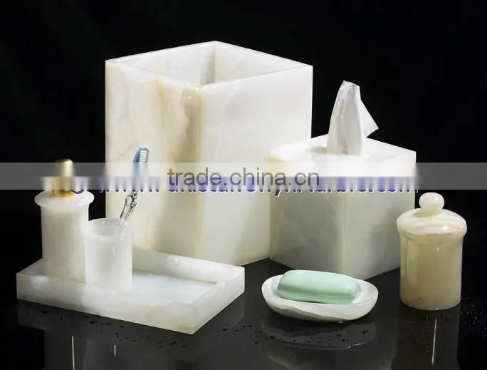NATURAL COLOR Luxury colorful Free Sample for Natural ONYX BATHROOM ACCESSORIES COLLECTION