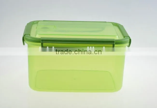 food grade storage box airtight/food grade vegetable crisper/airtight plastic boxes