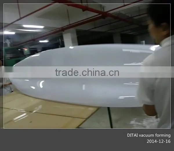 OEM design vacuum formed plastic display rack