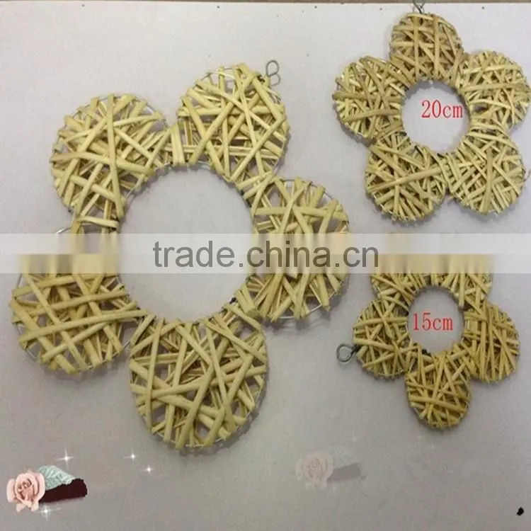 Muti-color handmade wicker hanging pendants for Christmas Decoration