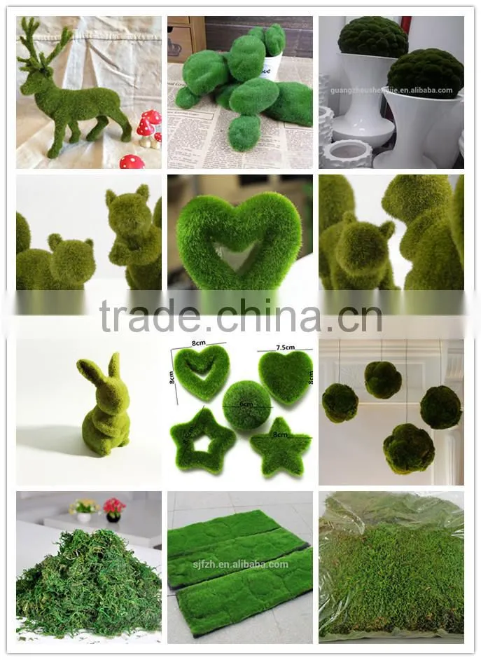 Hotsale new style artificial moss mat green artificial moss mat high quality decoration green wall mat