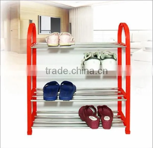 plastic shoes display rack in special style