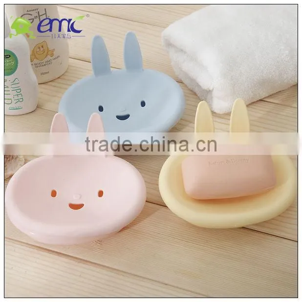 Rabbit sharp plastic soap container