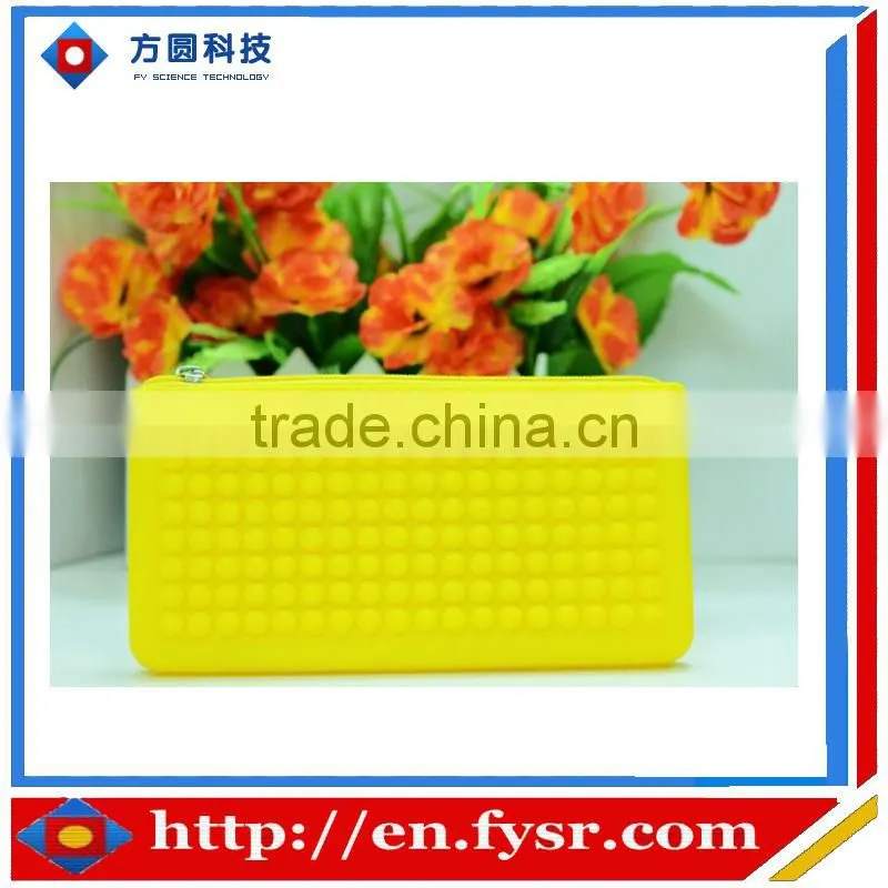 Wave point design clutch bag silicone bag