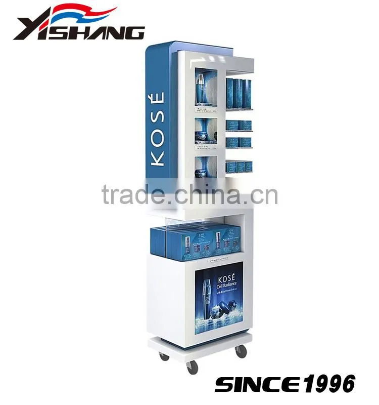 Supermarket branding cardboard dried fruit display stand