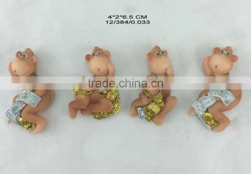 2016 Polyresin Decoration symbol monkey For Russian New Year