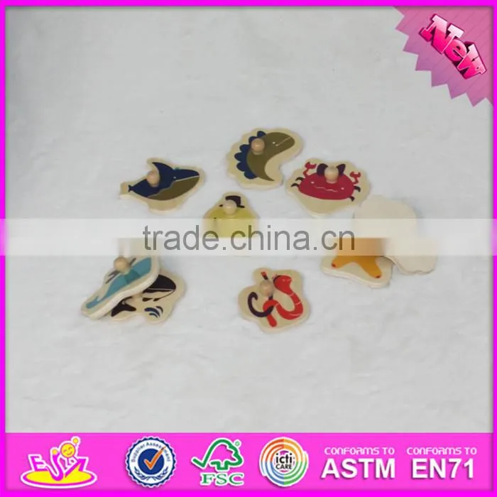 2016 Brand new children wooden shape puzzle games W14M116