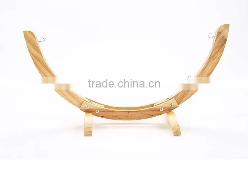 Cat Hammock with Wooden Frame /Wooden hammock with canopy