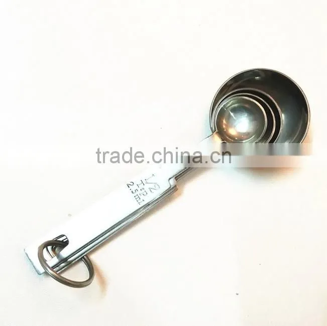 42142 4pcs Stainless Steel Nesting Measuring Cups and Spoons Set